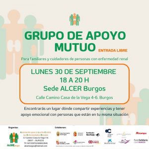 GRUPO DE AYUDA MUTUA - ALCER - SEPTIEMBRE